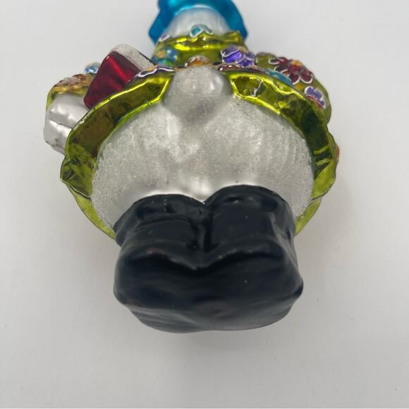 CHRISTOPHER RADKO Glass Ornament White Rabbit Glass Easter Alice Mad Hatter - Picture 8 of 14